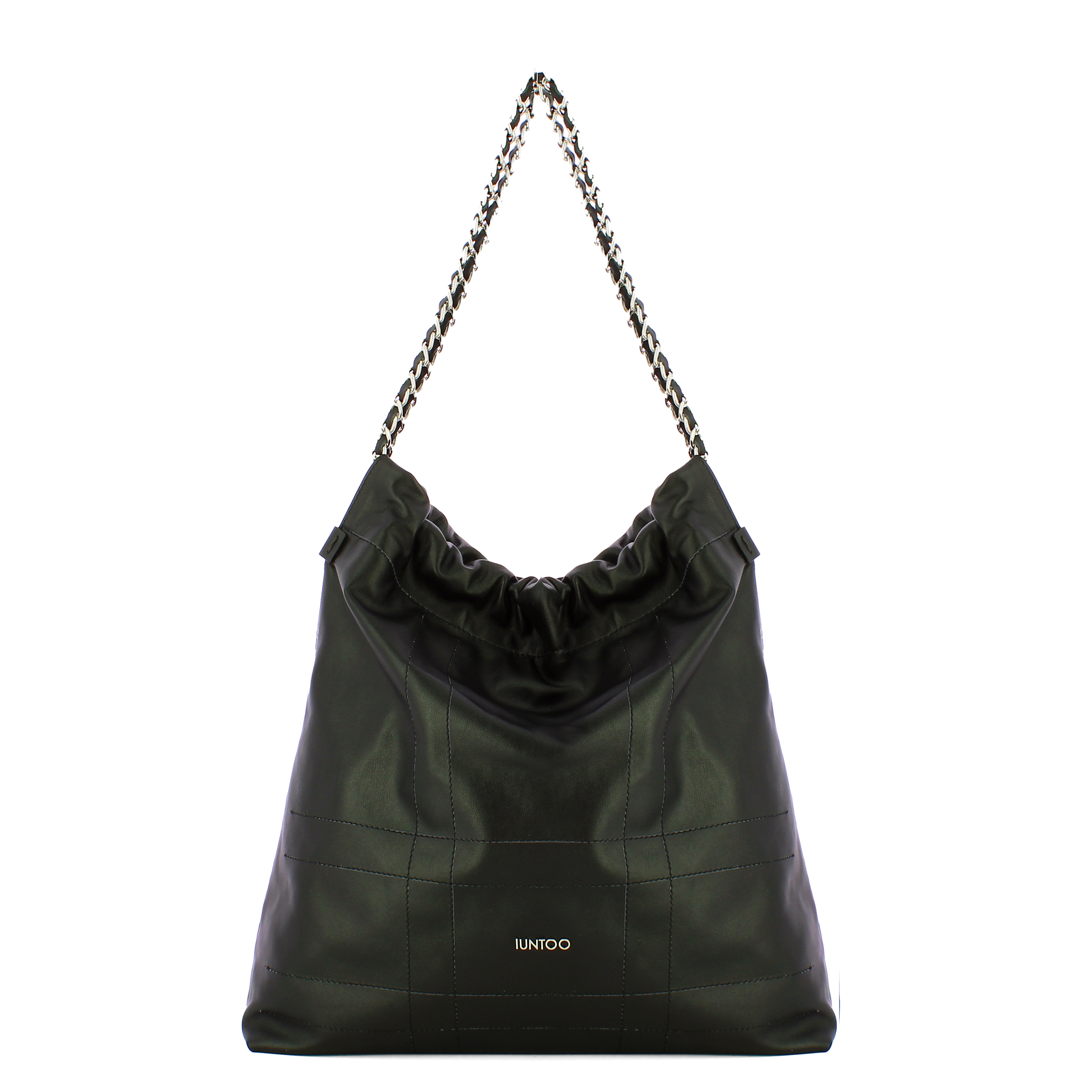 Iuntoo Borsa a spalla Grande Accattivante Nero - 1