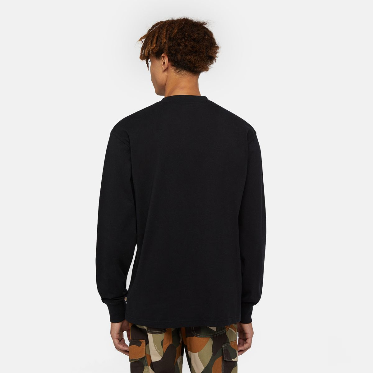 Maglietta a Maniche Lunghe Clancy Heavyweight Black