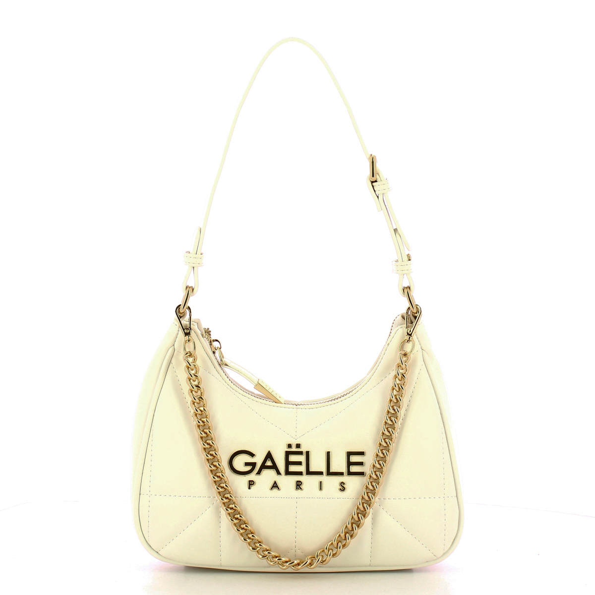 Gaëlle Sottospalla Reg Shoulder Strap Matelassé Bianco - 1