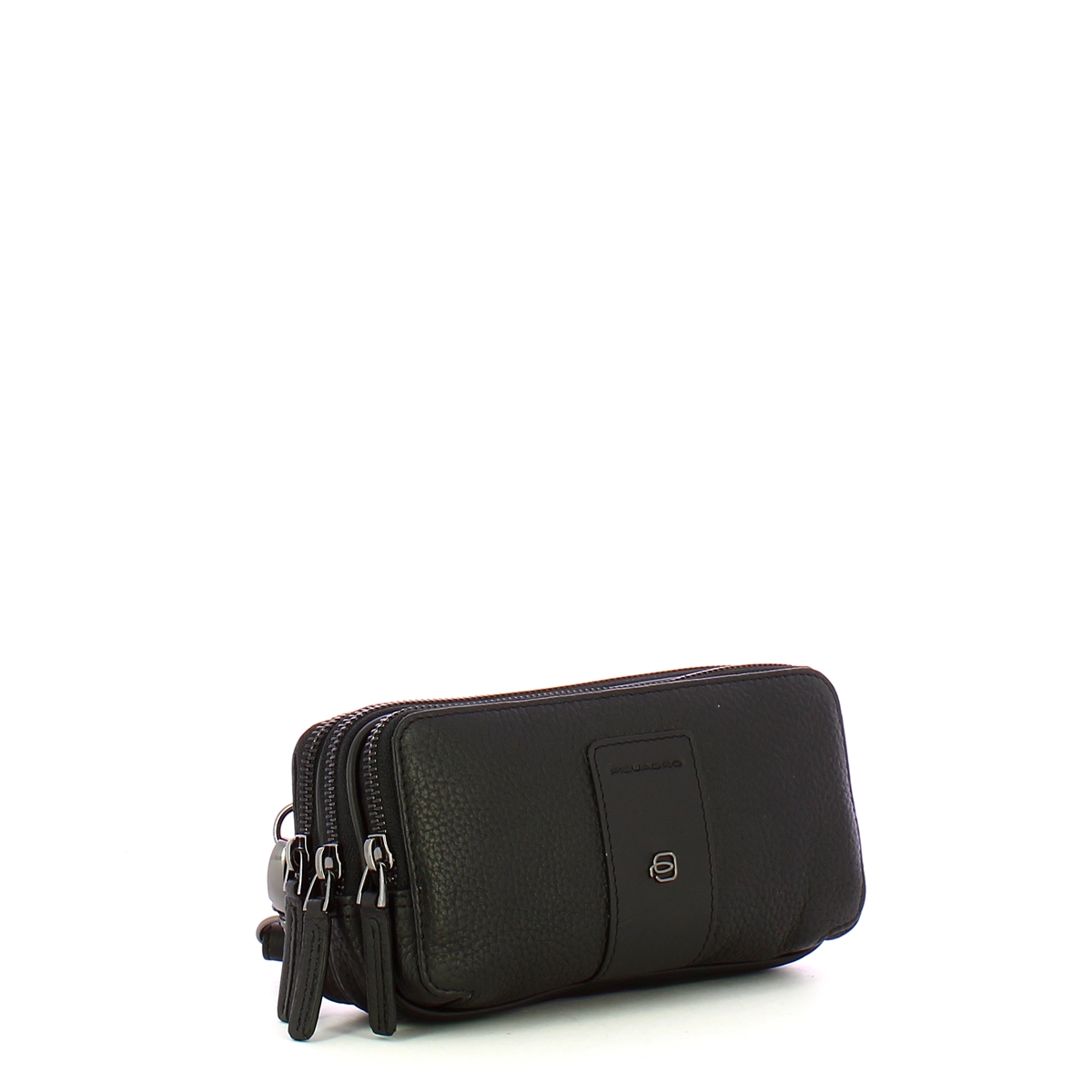 Astuccio in pelle 3 cerniere Nero 2