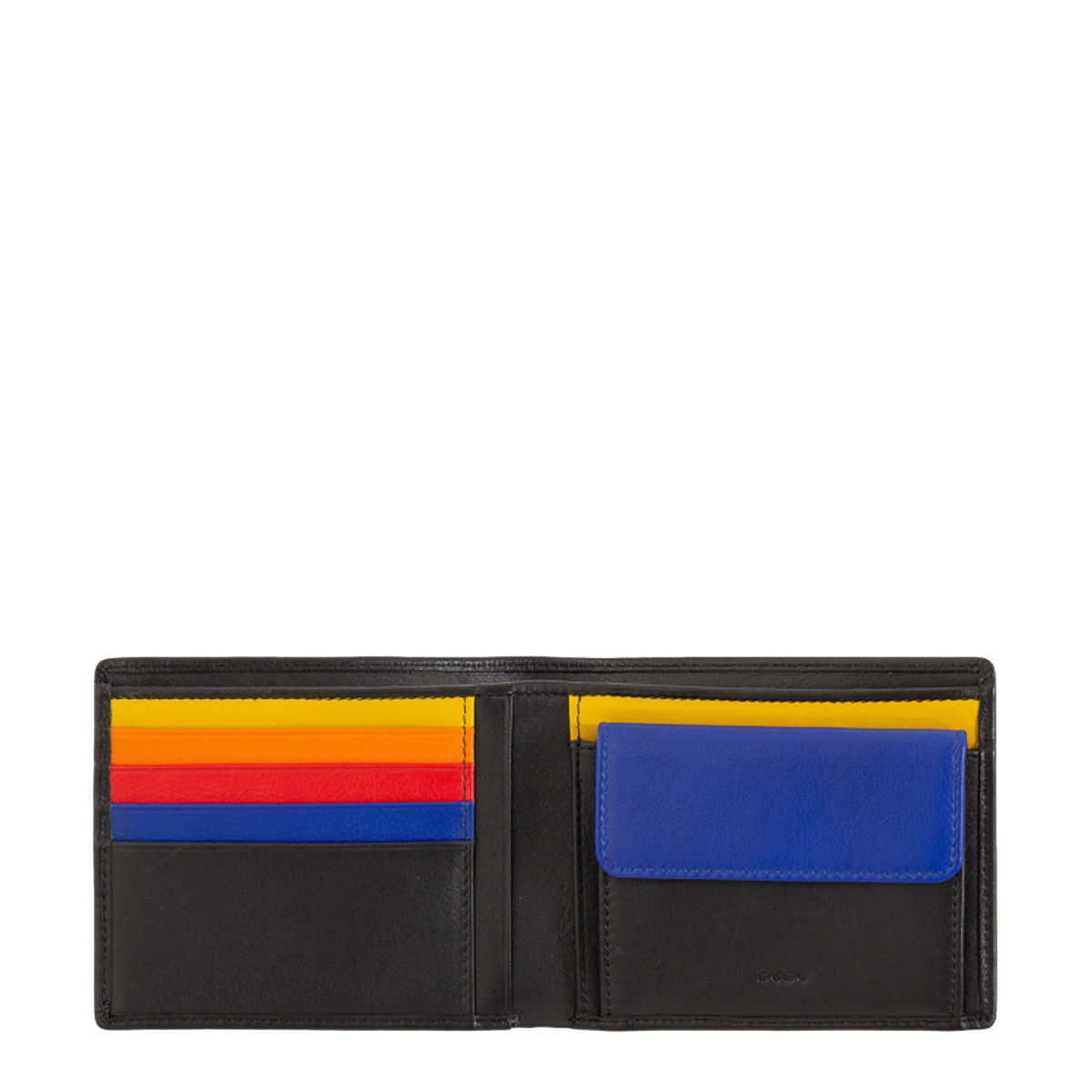 Portafoglio Uomo Colorful Itaca Nero-2