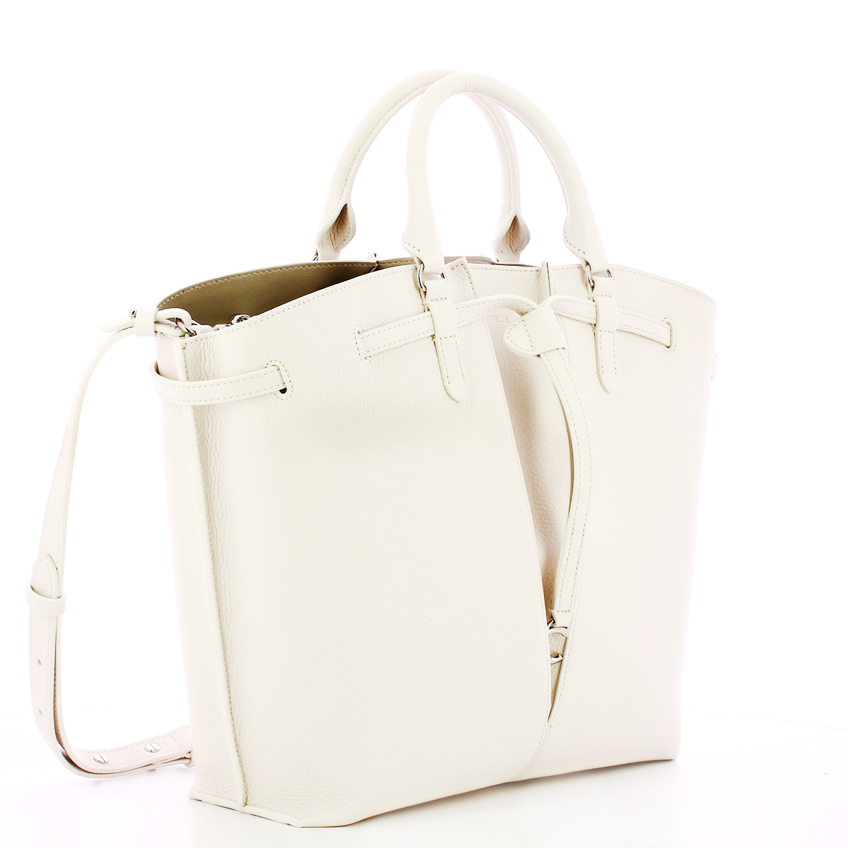 Coccinelle Borsa a mano Flores Large Blanco - 2