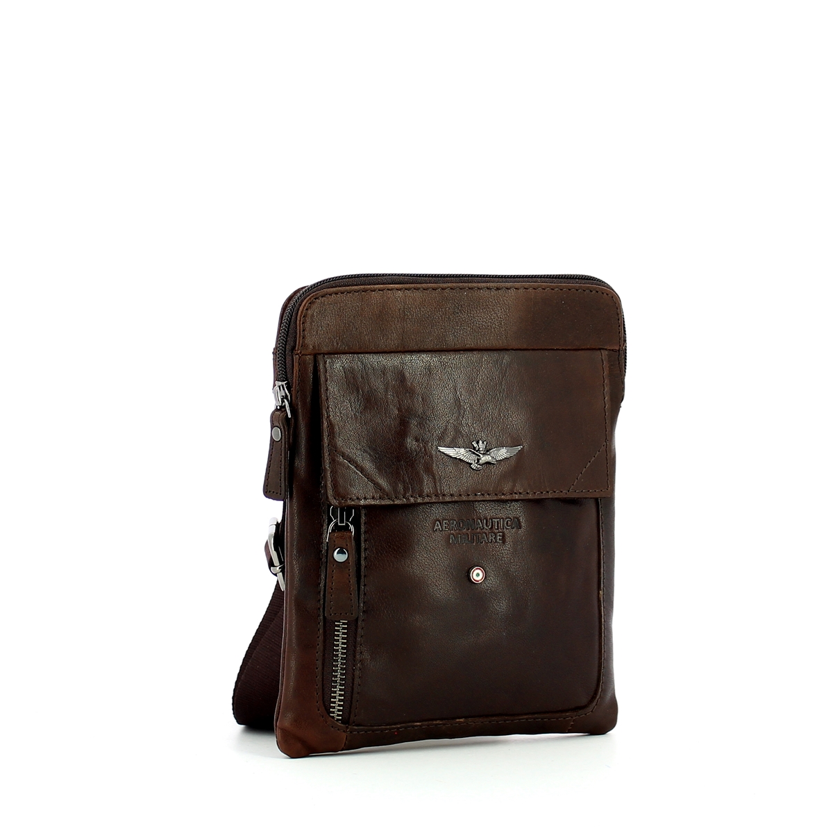 Aeronautica Militare Borsello sottile Mini in pelle - 2