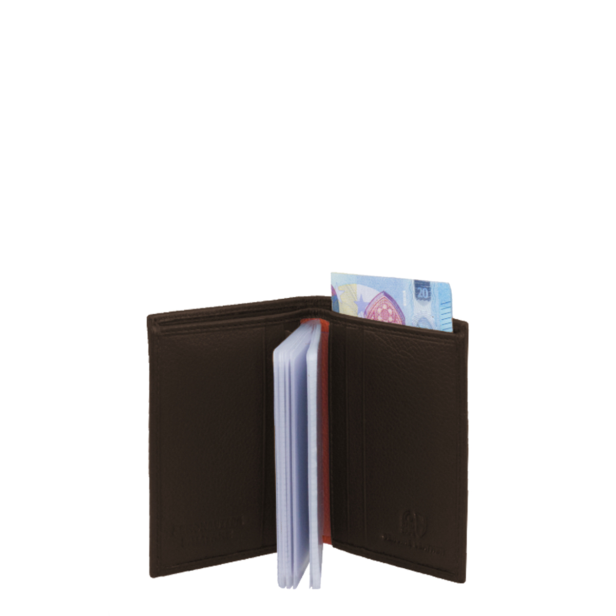 Aeronautica Militare Porta carte di credito Fighter in pelle - 2