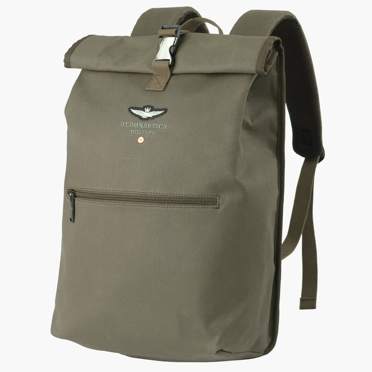 Aeronautica Militare Zaino New City Roll Top Khaki - 1 Aeronautica Militare Zaino New City Roll Top Khaki - 1
