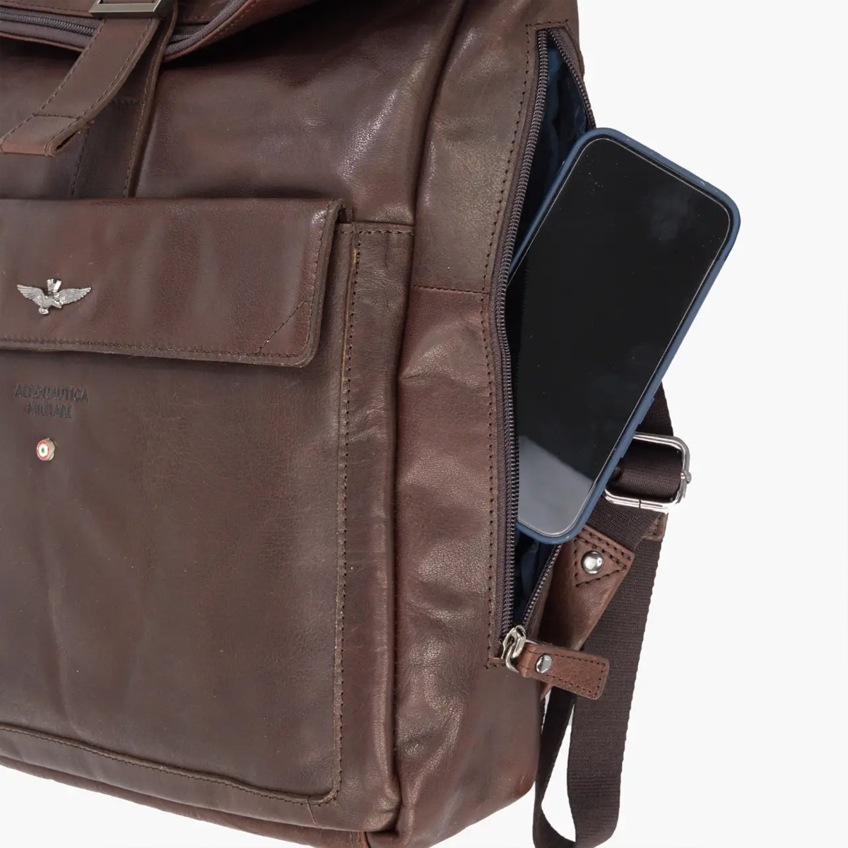 Aeronautica Militare Zaino Rolltop porta PC Vintage - 4 Aeronautica Militare Zaino Rolltop porta PC Vintage - 4