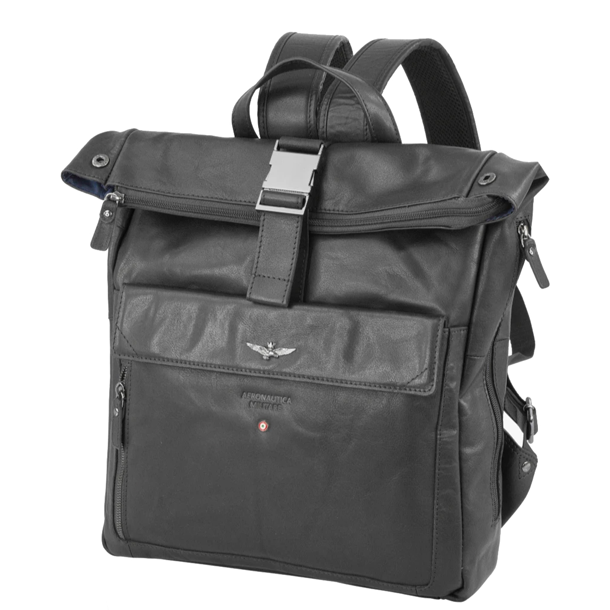 Aeronautica Militare Zaino Rolltop porta PC Vintage - 1 Aeronautica Militare Zaino Rolltop porta PC Vintage - 1