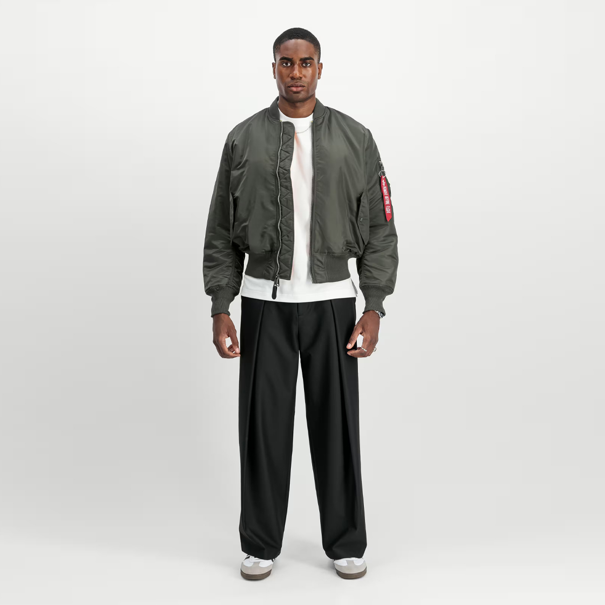 ALIN Giacca Ma-1 Heritage Rep. Grey - 3
