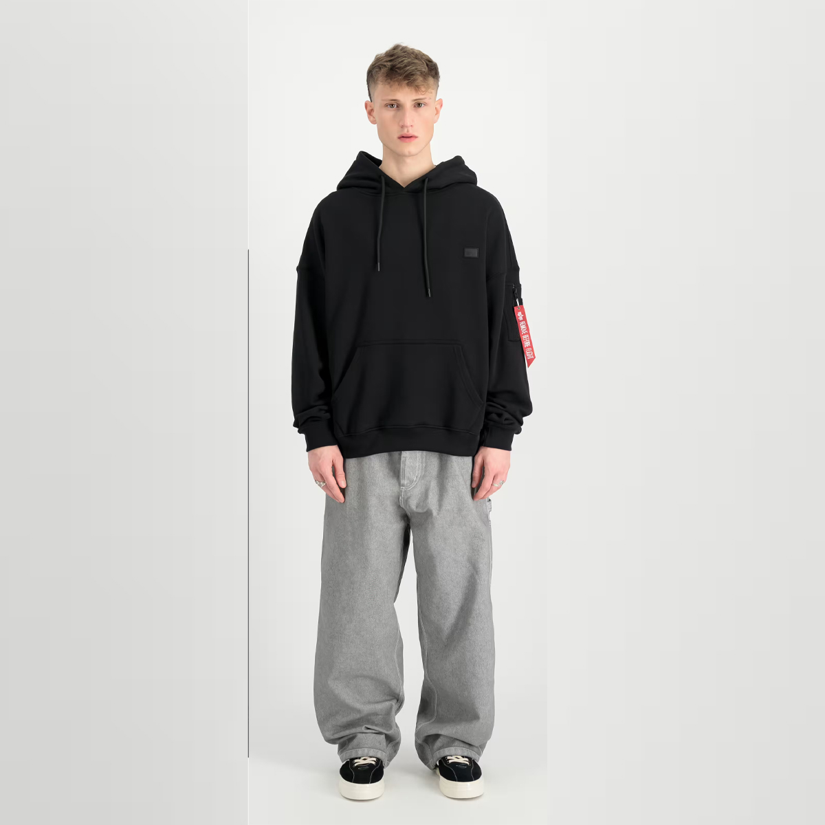 ALIN Felpa Alpha Essentials RL Black - 3