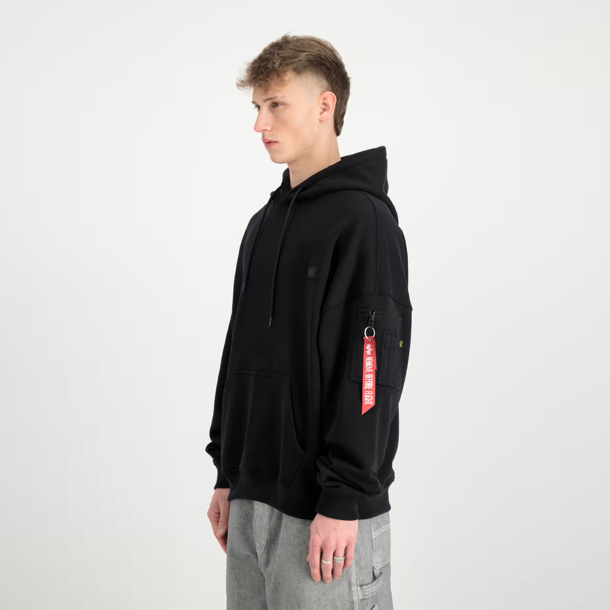ALIN Felpa Alpha Essentials RL Black - 5