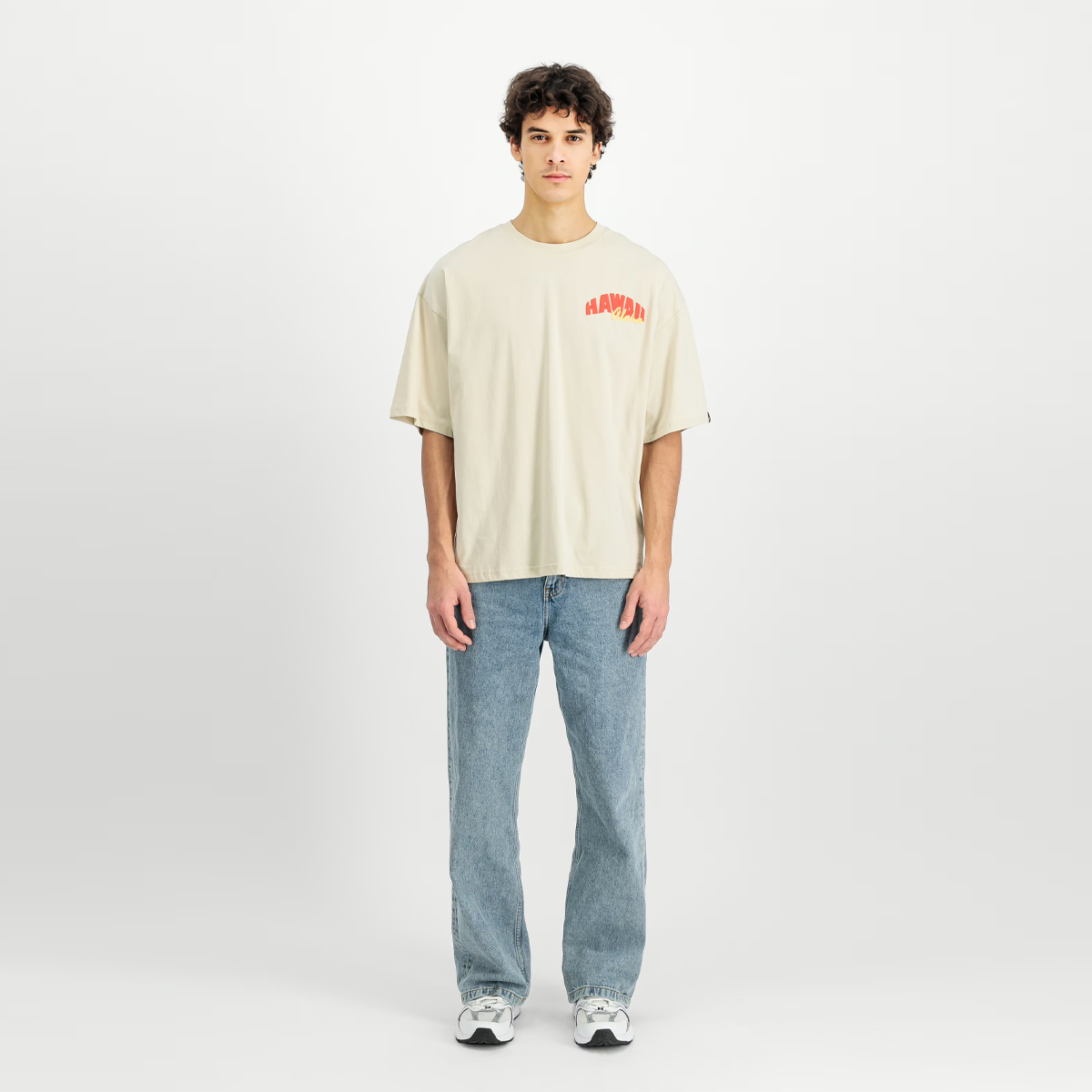 Alpha Industries T-Shirt Hawaii Aloha Back Print Vintage White - 2 Alpha Industries T-Shirt Hawaii Aloha Back Print Vintage White - 2