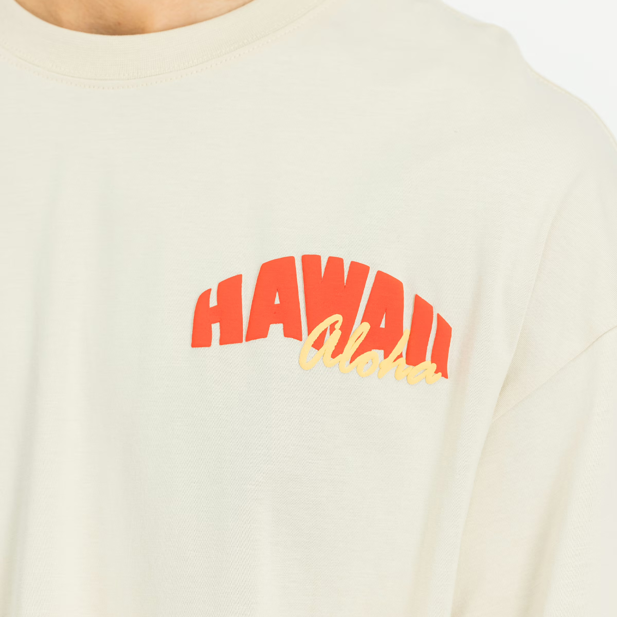 Alpha Industries T-Shirt Hawaii Aloha Back Print Vintage White - 6 Alpha Industries T-Shirt Hawaii Aloha Back Print Vintage White - 6