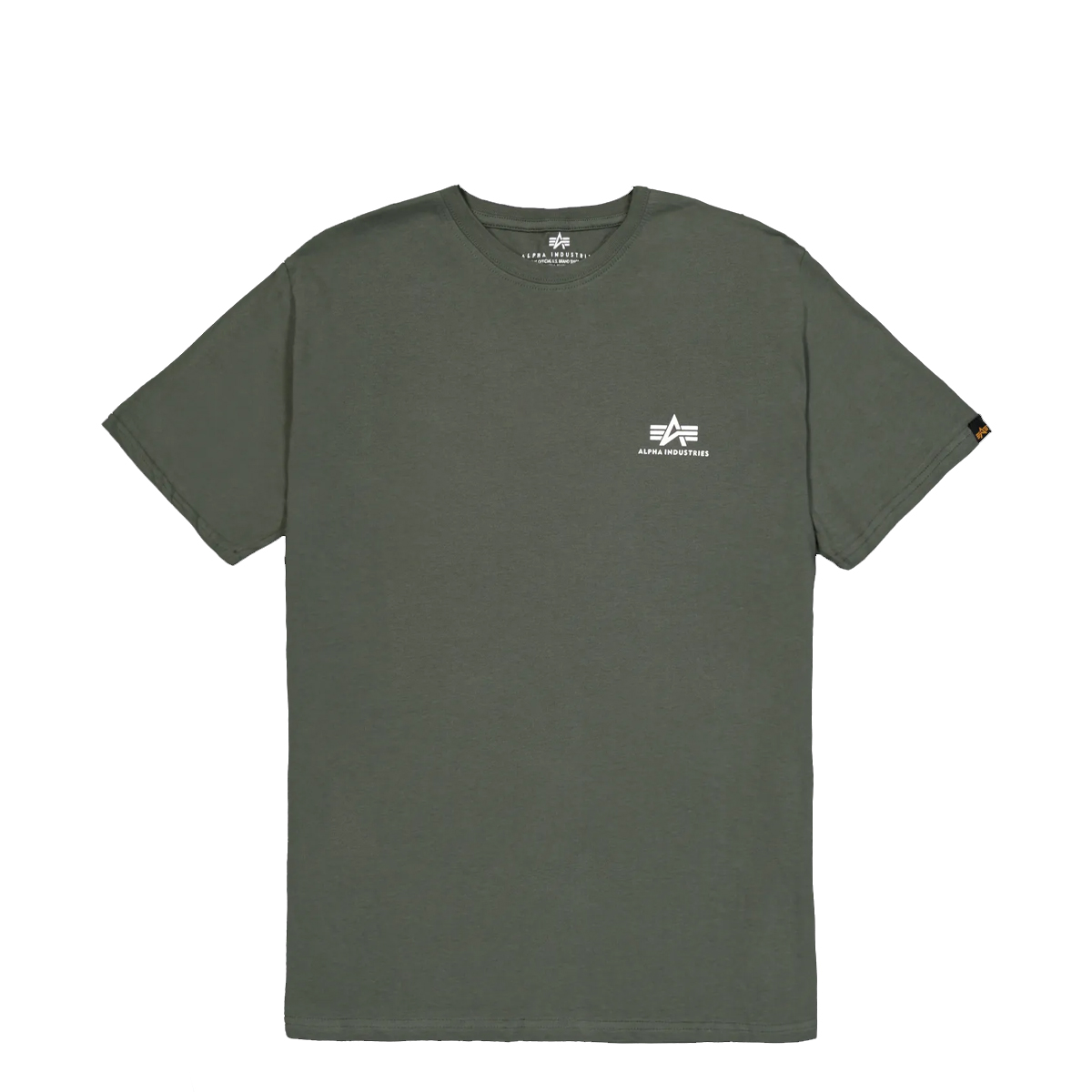 Alpha Industries T-Shirt Basic T Small Logo Dark Olive - 1