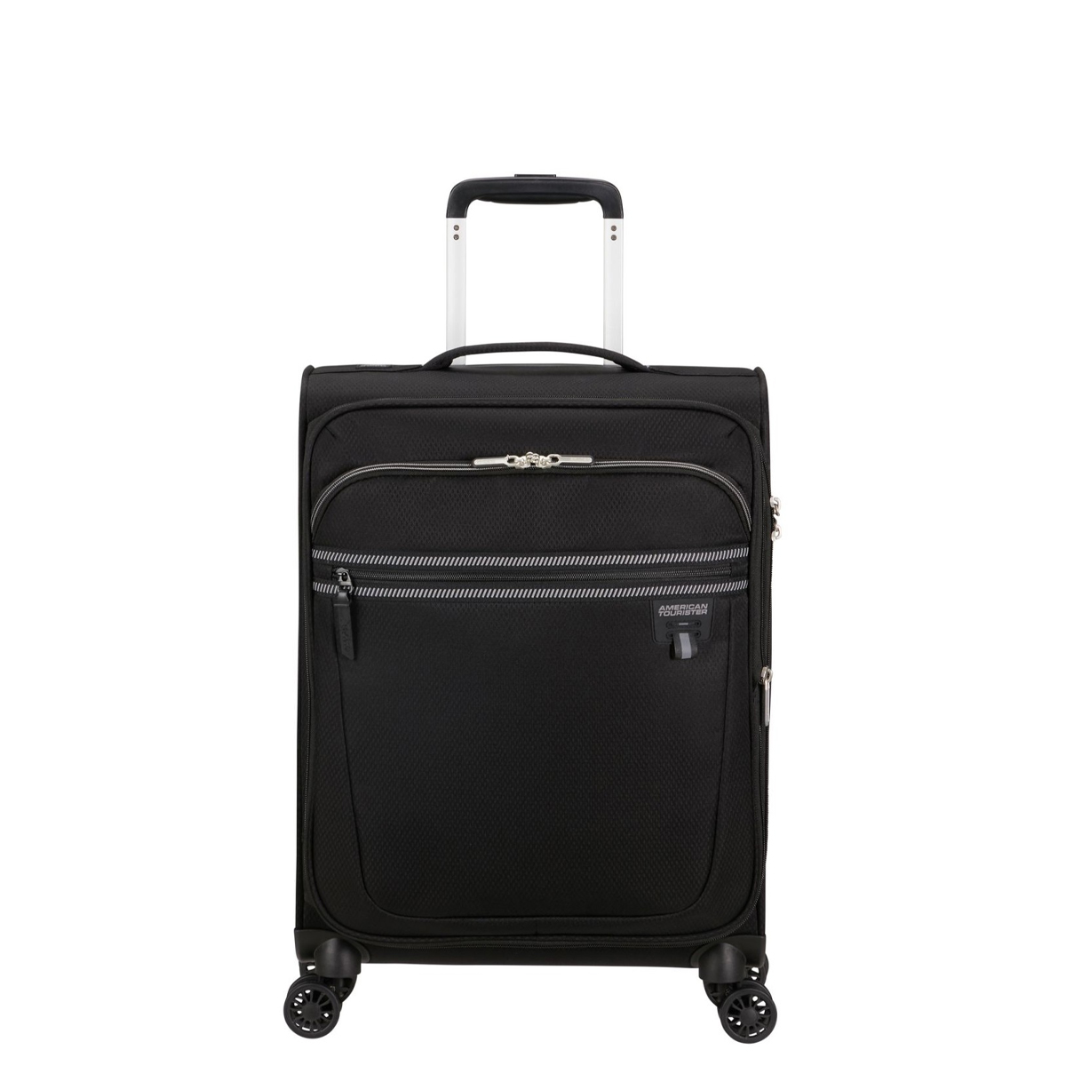 American Tourister Bagaglio a mano Trolley Cabina Aerospin Spinner Exp. 55 cm Black - 1