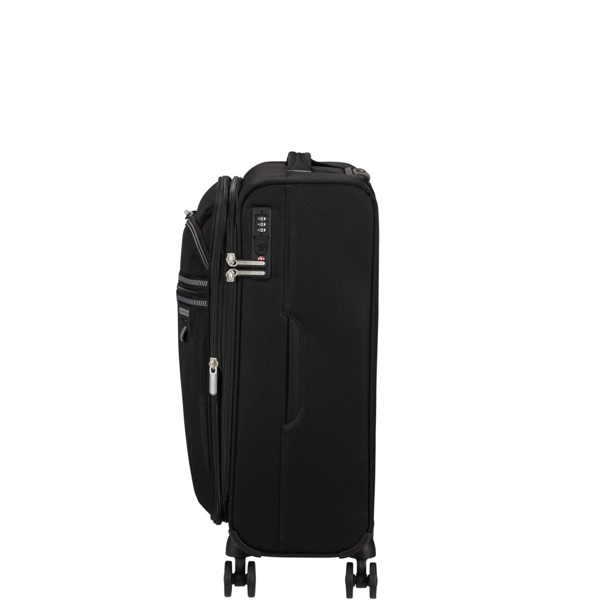 American Tourister Bagaglio a mano Trolley Cabina Aerospin Spinner Exp. 55 cm Black - 5