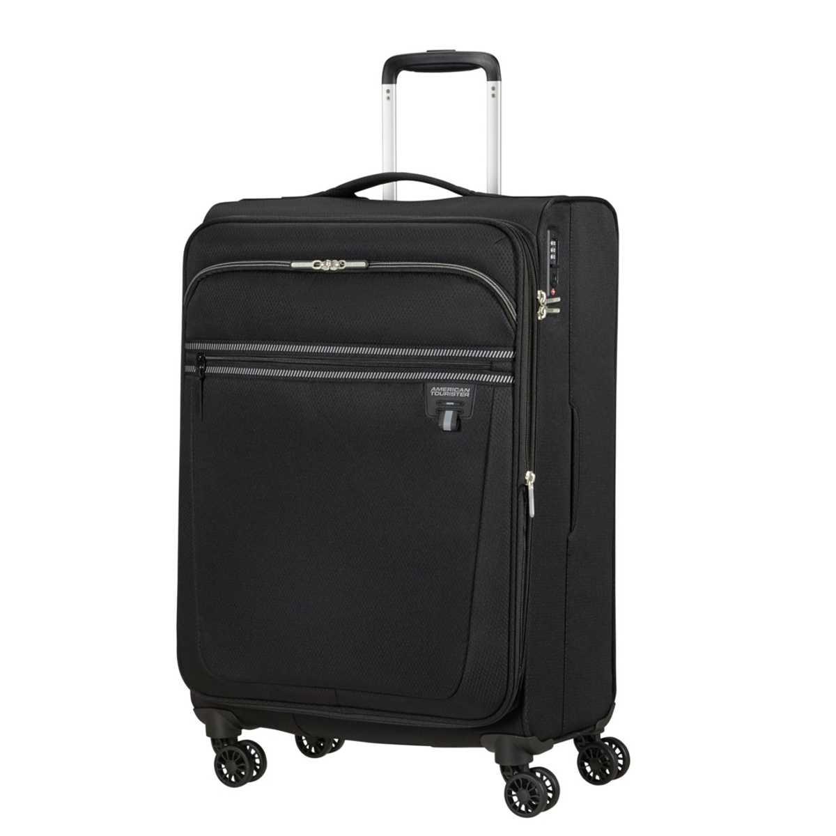 American Tourister Trolley Medio Aerospin Spinner Exp. 69 cm Black - 2
