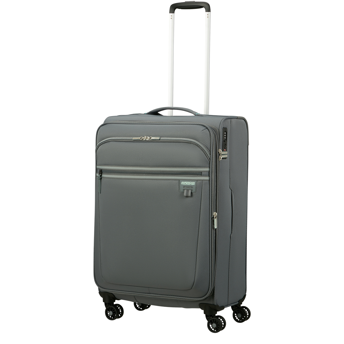 American Tourister Aerospin Spinner Exp. 69 cm Stone Basalt Medium Suitcase - 5
