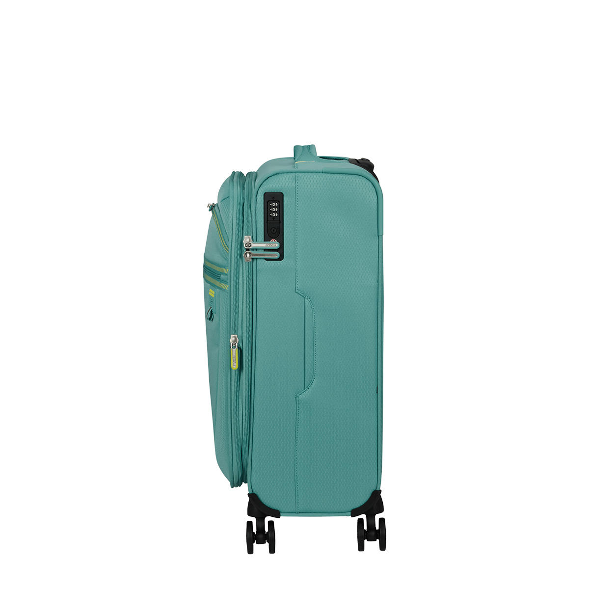 American Tourister Bagaglio a mano Trolley Cabina Aerospin Spinner Exp. 55 cm Dusty Turquoise - 4