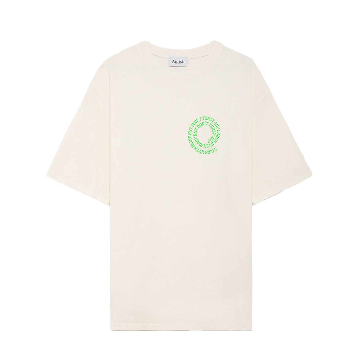 Amish T-Shirt Cactus Off White - 1