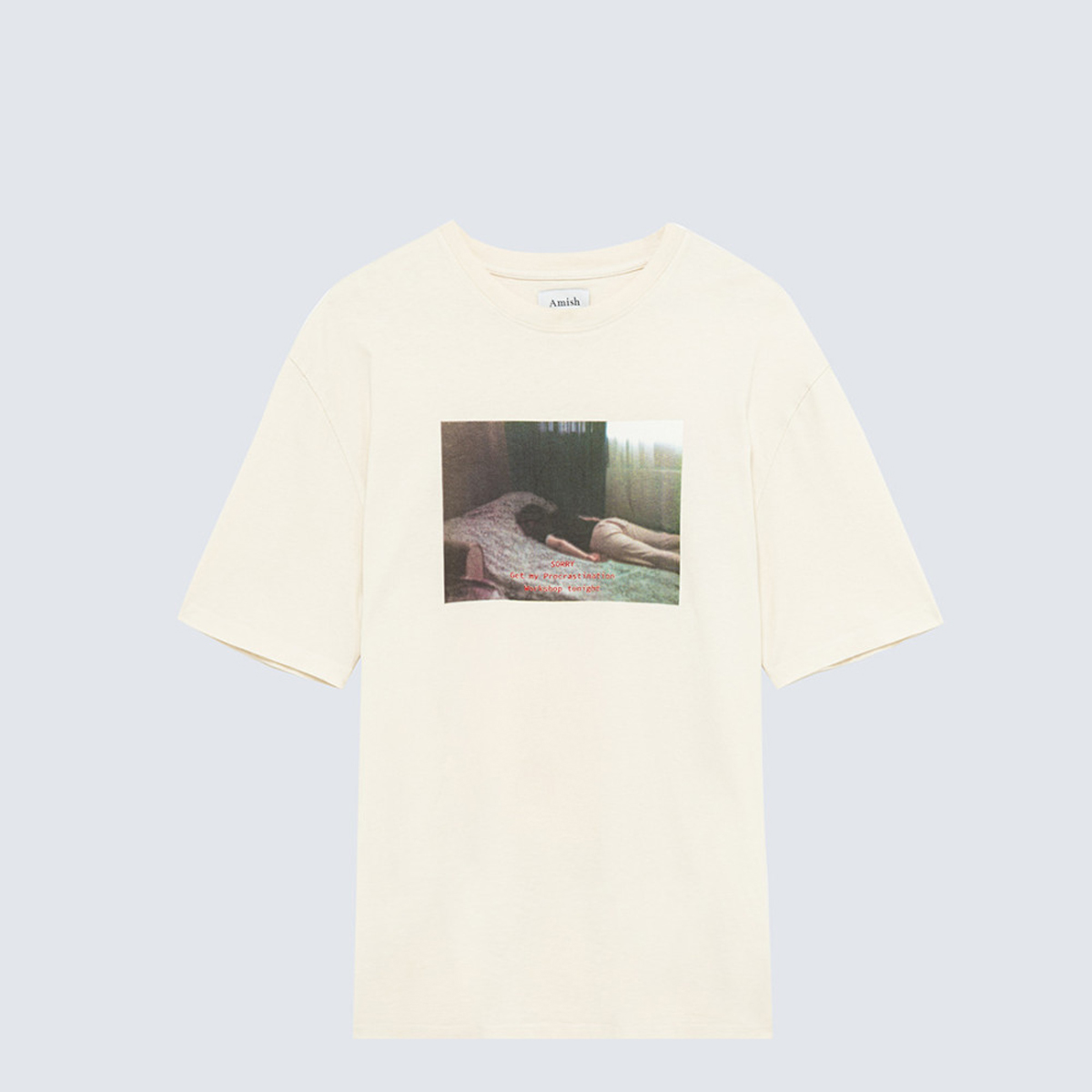 Amish T-Shirt Jersey Motivational Club Off White - 1 Amish T-Shirt Jersey Motivational Club Off White - 1