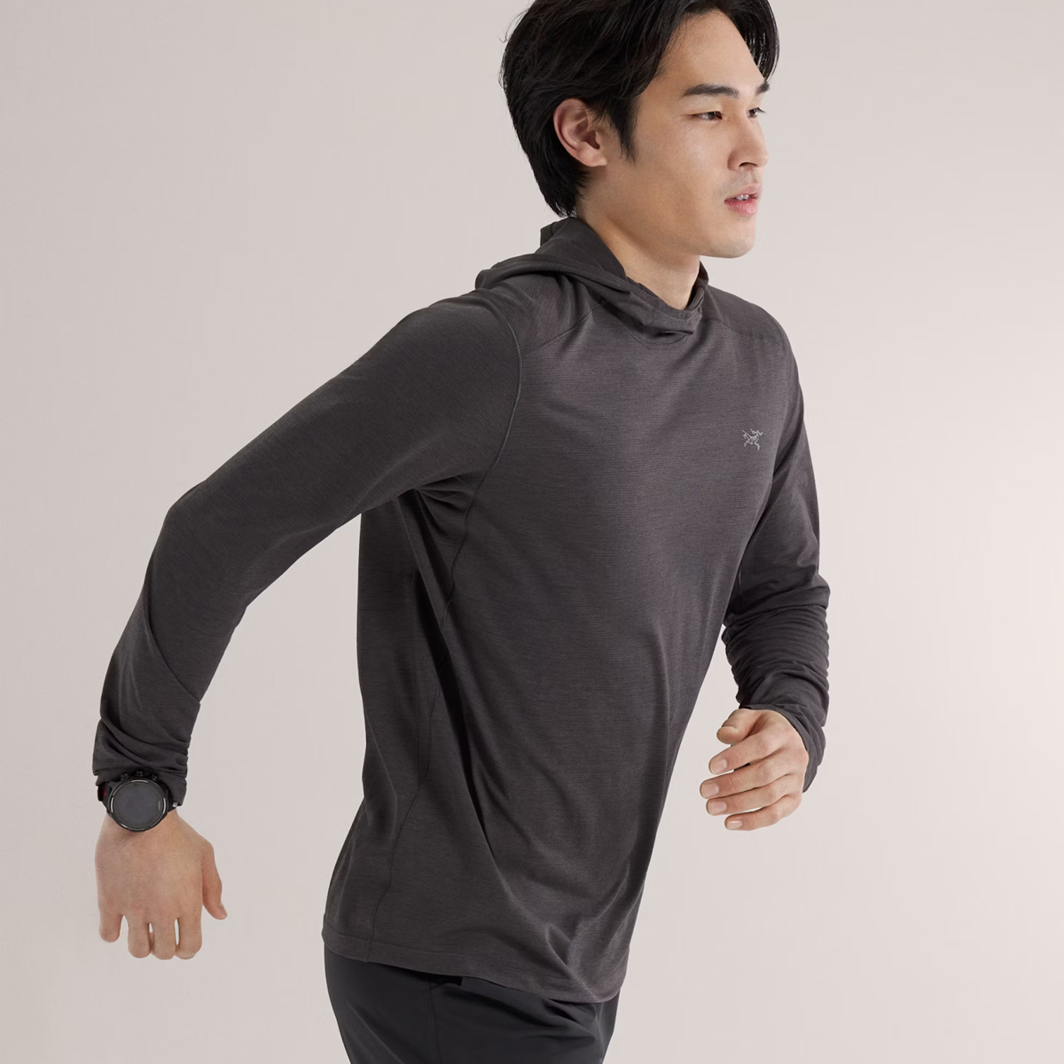 Arc'Teryx Felpa con cappuccio Cormac Black Heater - 6