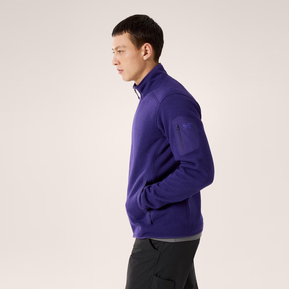 Arc'Teryx Felpa Covert Cardigan Soulsonic Heather - 4
