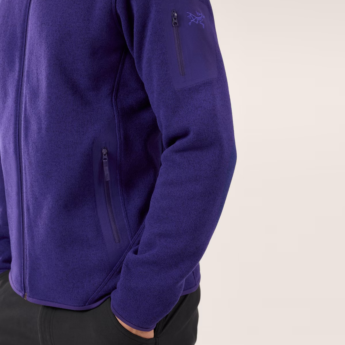 Arc'Teryx Felpa Covert Cardigan Soulsonic Heather - 6