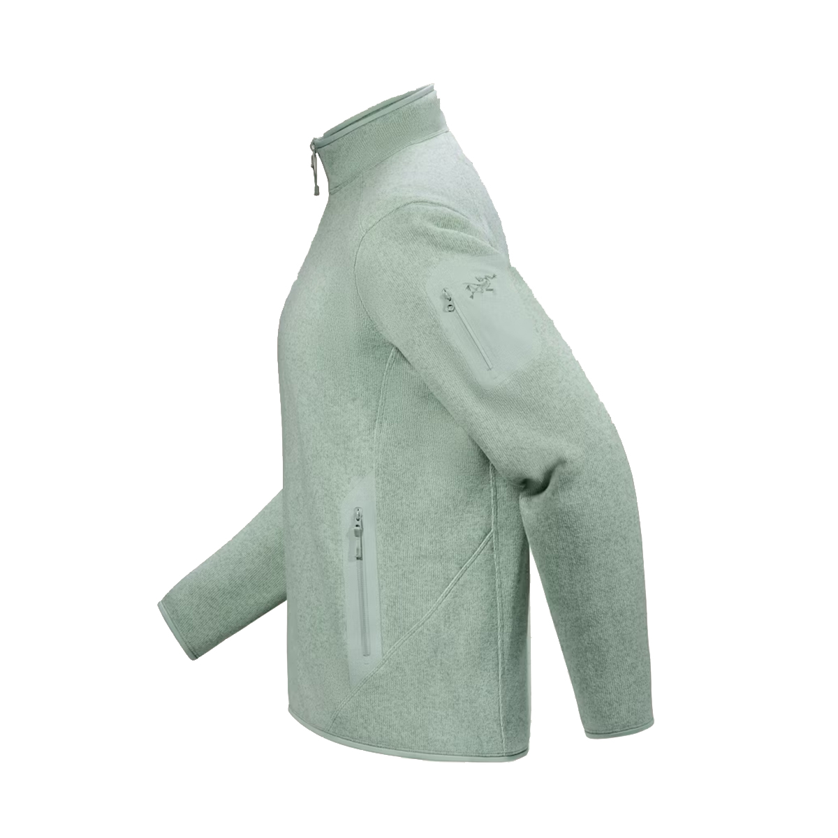 Arc'Teryx Felpa Covert Cardigan Stone Green Heather - 2