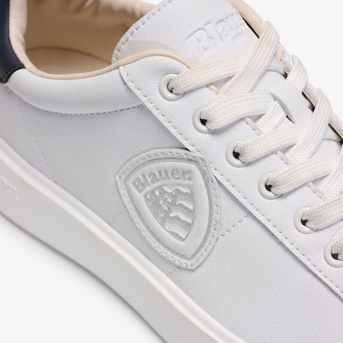 Blauer Sneakers Buck 01 White Navy - 3