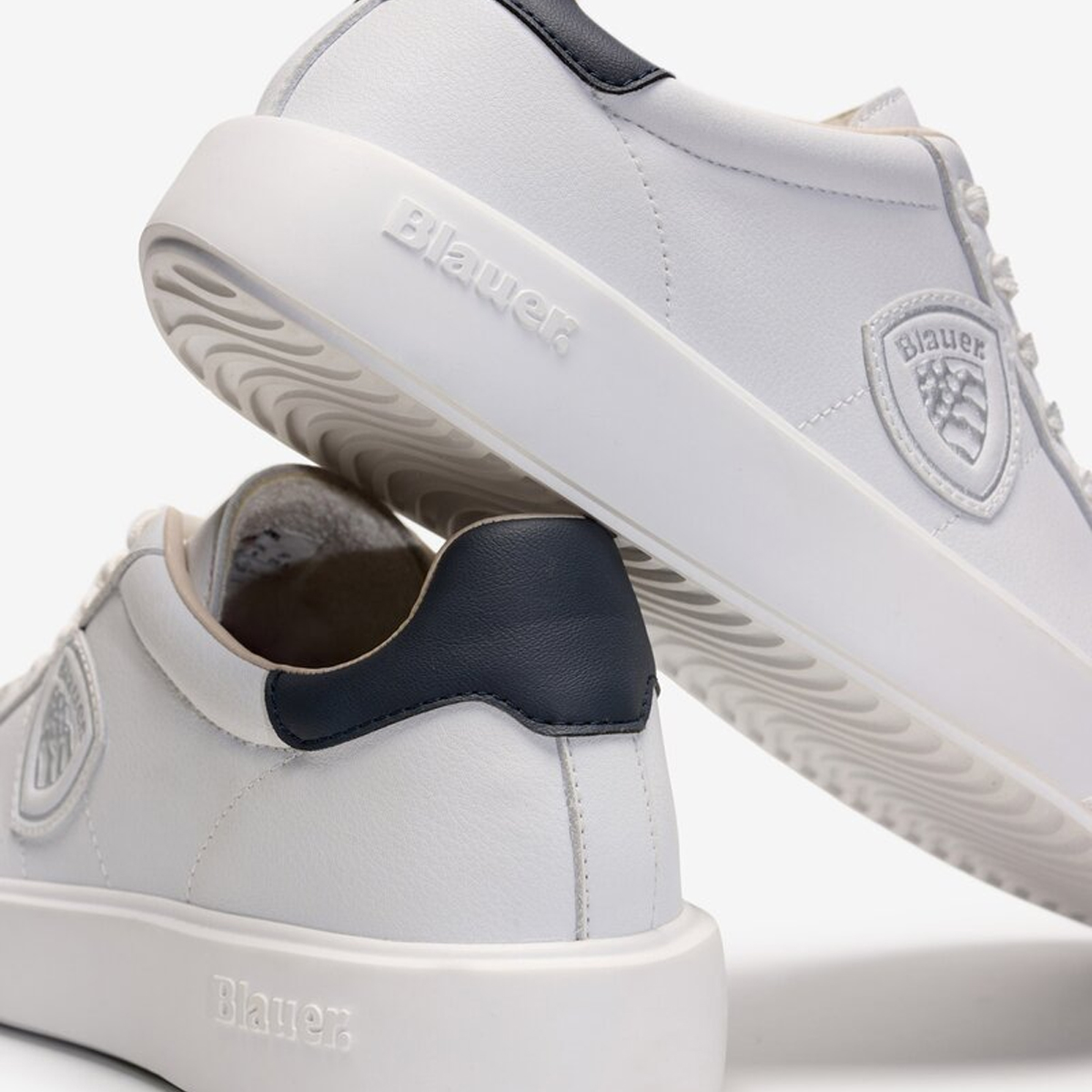 Blauer Sneakers Buck 01 White Navy - 4