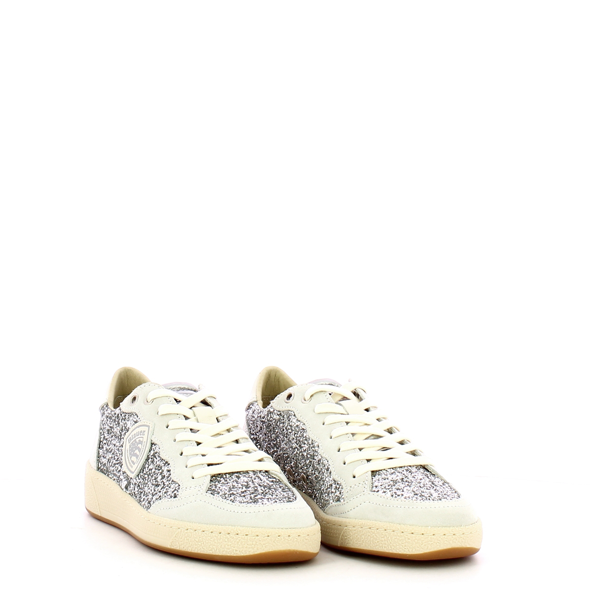 Blauer Sneakers Olympia 11 suede Silver - 2