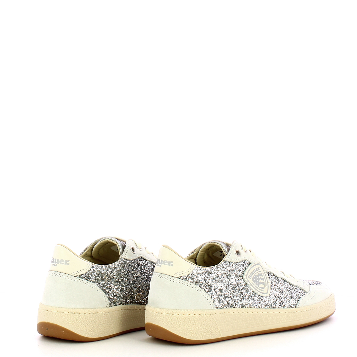 Blauer Sneakers Olympia 11 suede Silver - 3