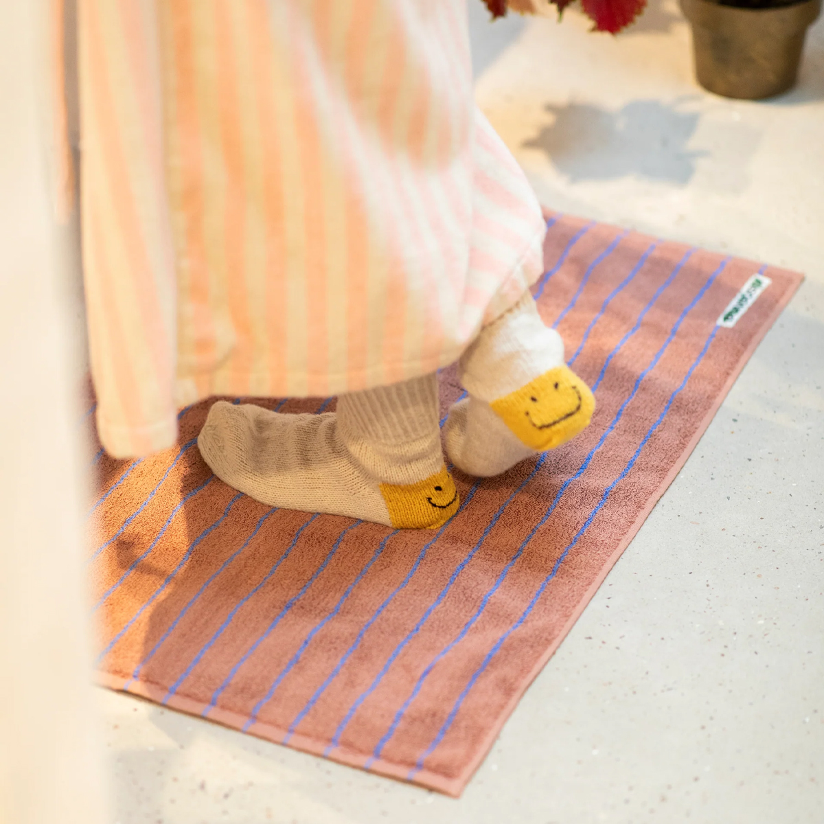 BON Tappetino Naram Bath Mat Camel Ultramarine - 2 BON Tappetino Naram Bath Mat Camel Ultramarine - 2