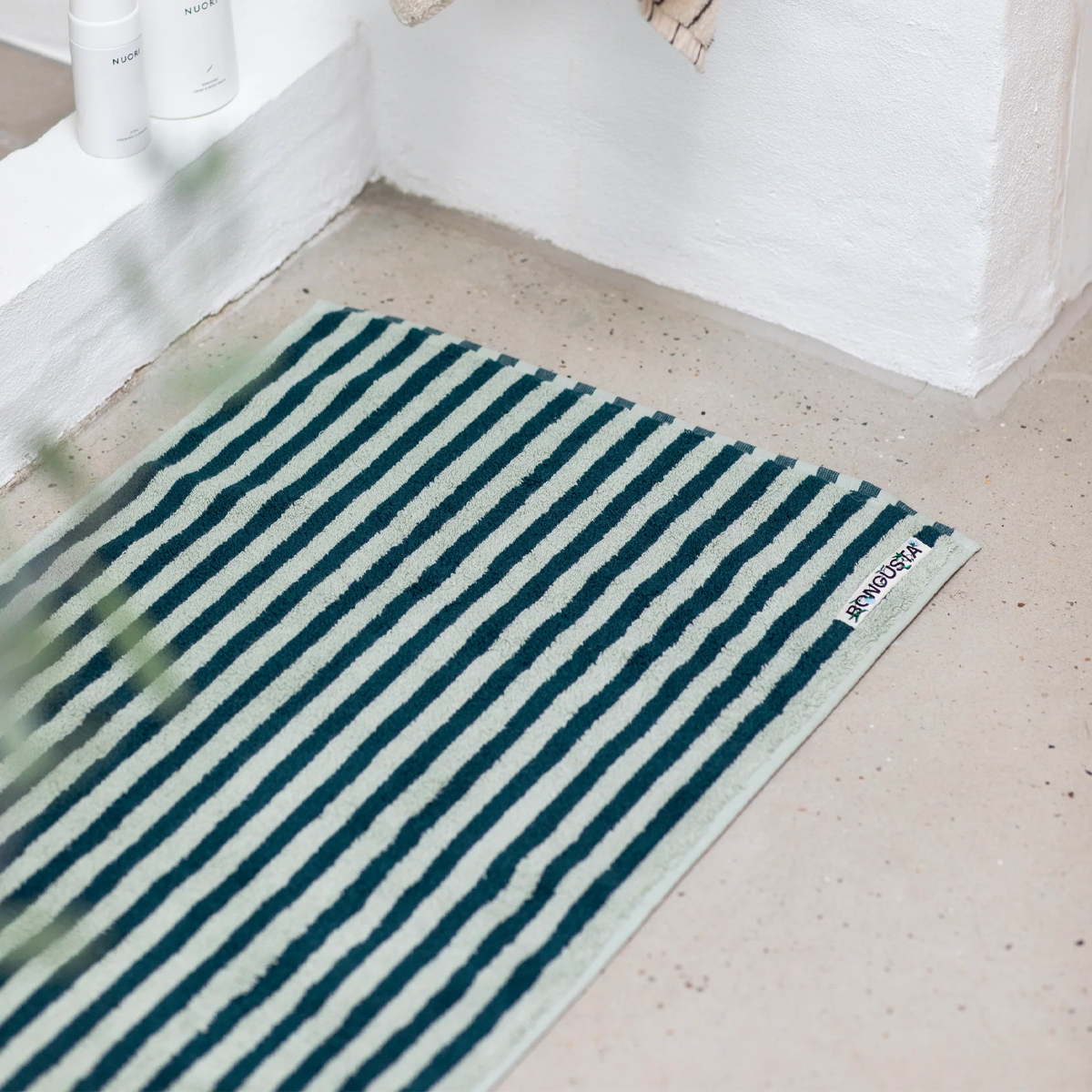 BON Tappetino Naram Bath Mat Sea Foam Deep Teal - 2 BON Tappetino Naram Bath Mat Sea Foam Deep Teal - 2