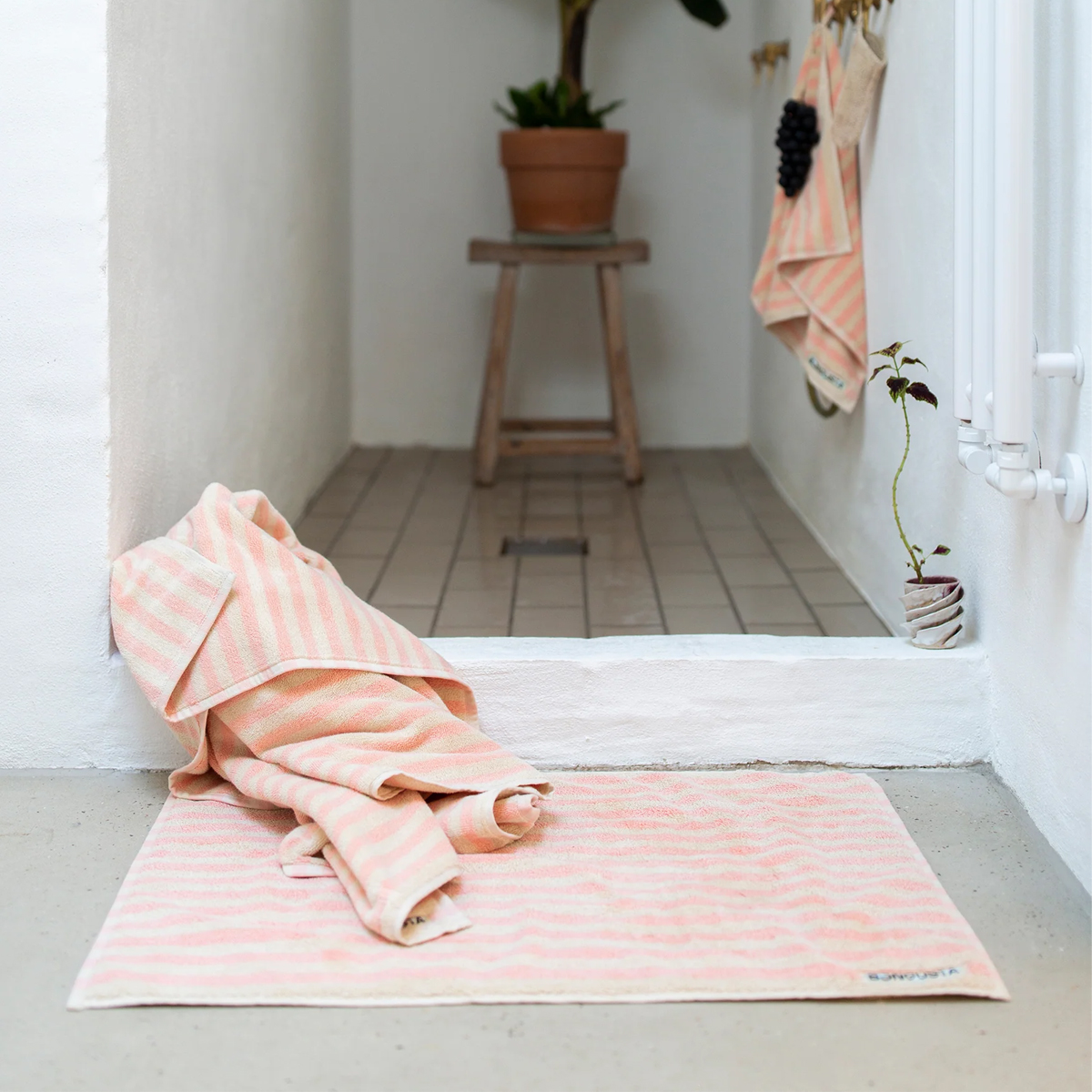 BON Tappetino Naram Bath Mat Tropical Creme - 2 BON Tappetino Naram Bath Mat Tropical Creme - 2