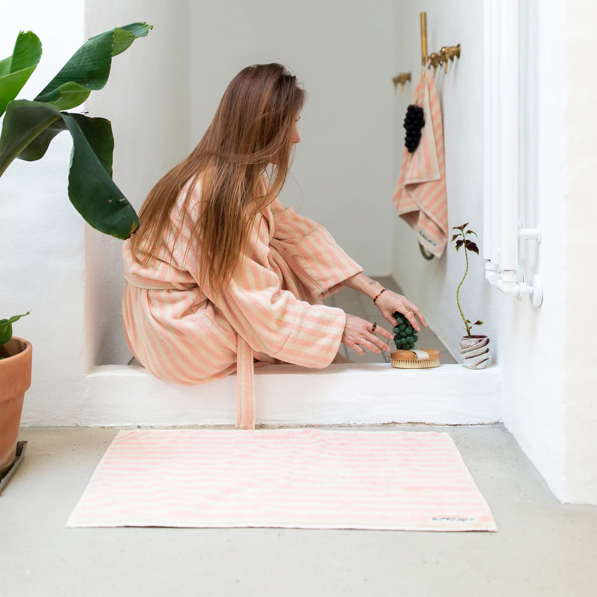 BON Tappetino Naram Bath Mat Tropical Creme - 3 BON Tappetino Naram Bath Mat Tropical Creme - 3