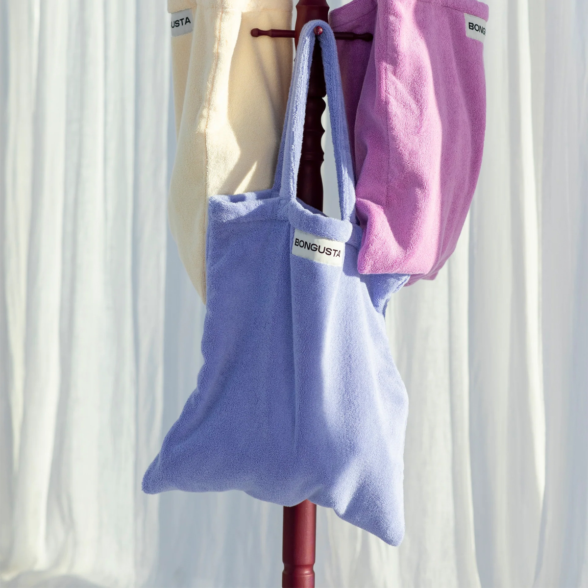 BON Tote Bag Naram Lavender Blue - 2 BON Tote Bag Naram Lavender Blue - 2