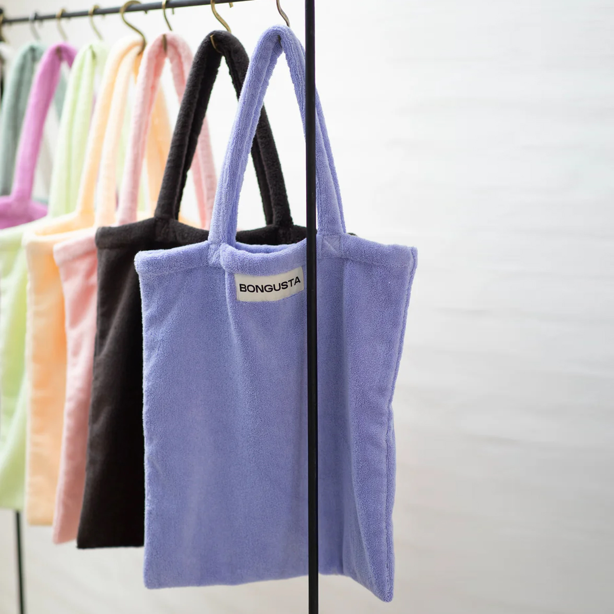 BON Tote Bag Naram Lavender Blue - 3 BON Tote Bag Naram Lavender Blue - 3