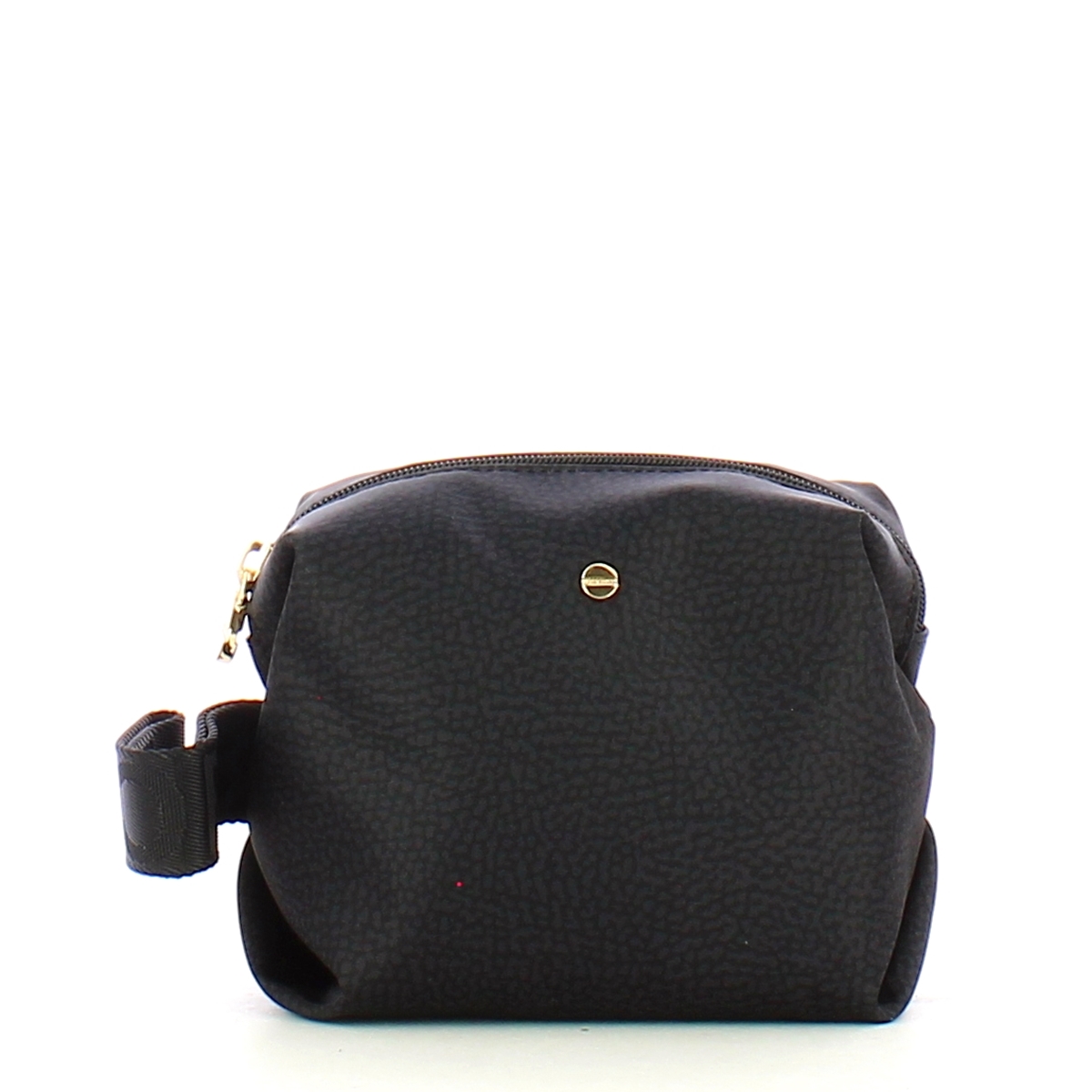 Borbonese Portacosmetici in Nylon Riciclato Dark Black - 1 Borbonese Portacosmetici in Nylon Riciclato Dark Black - 1