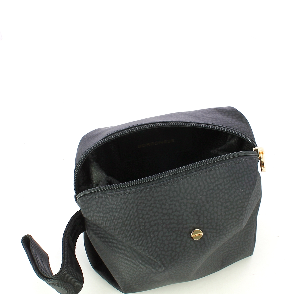 Borbonese Portacosmetici in Nylon Riciclato Dark Black - 4 Borbonese Portacosmetici in Nylon Riciclato Dark Black - 4