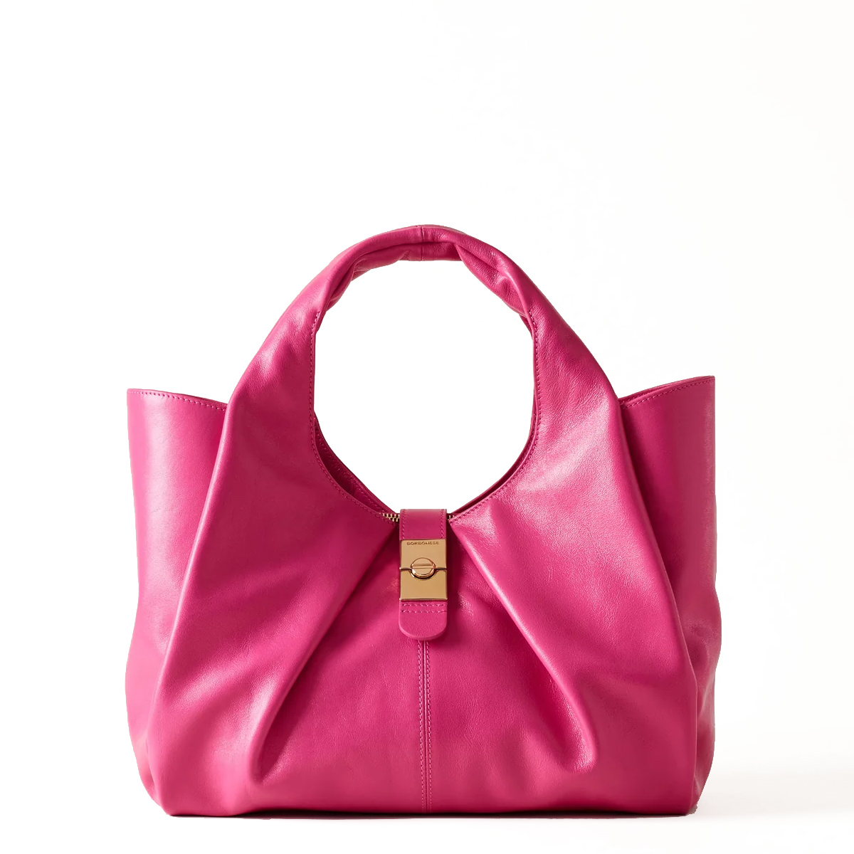 Borbonese Borsa a mano Cortina Medium Dragon Fruit - 1 Borbonese Borsa a mano Cortina Medium Dragon Fruit - 1