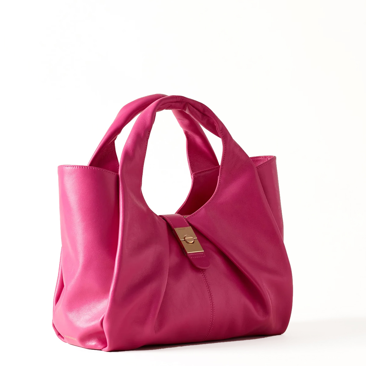 Borbonese Borsa a mano Cortina Medium Dragon Fruit - 2 Borbonese Borsa a mano Cortina Medium Dragon Fruit - 2