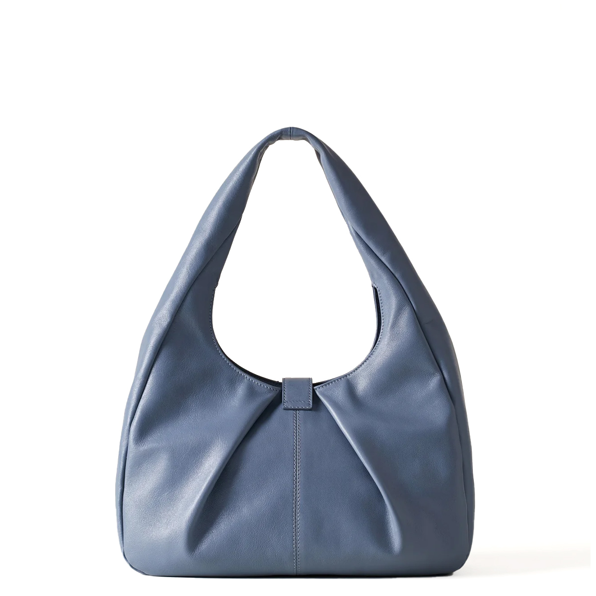Borbonese Hobo Bag Cortina Medium Blu Portofino - 3 Borbonese Hobo Bag Cortina Medium Blu Portofino - 3