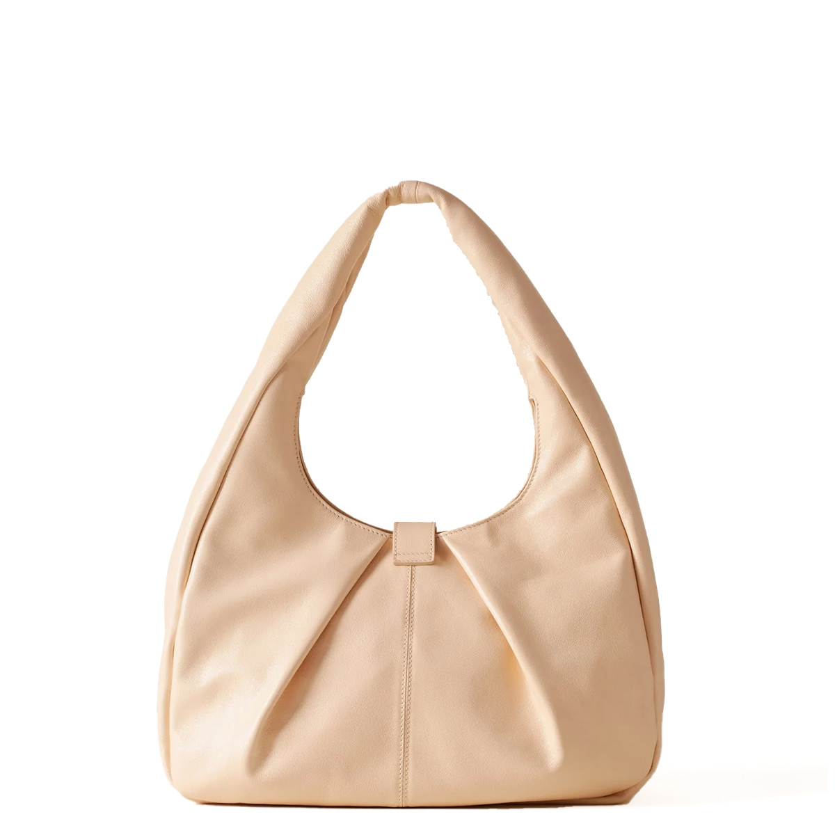Borbonese Hobo Bag Cortina Medium Light Cuir - 3 Borbonese Hobo Bag Cortina Medium Light Cuir - 3