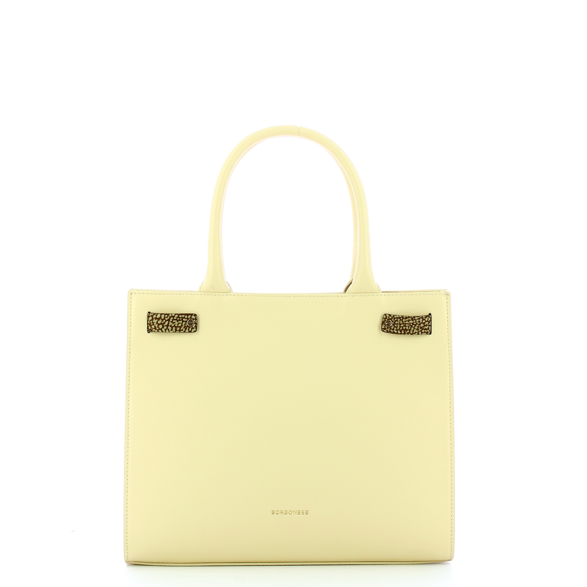Borbonese Shopping Bag Medium Out Of Office Butter - 3 Borbonese Shopping Bag Medium Out Of Office Butter - 3