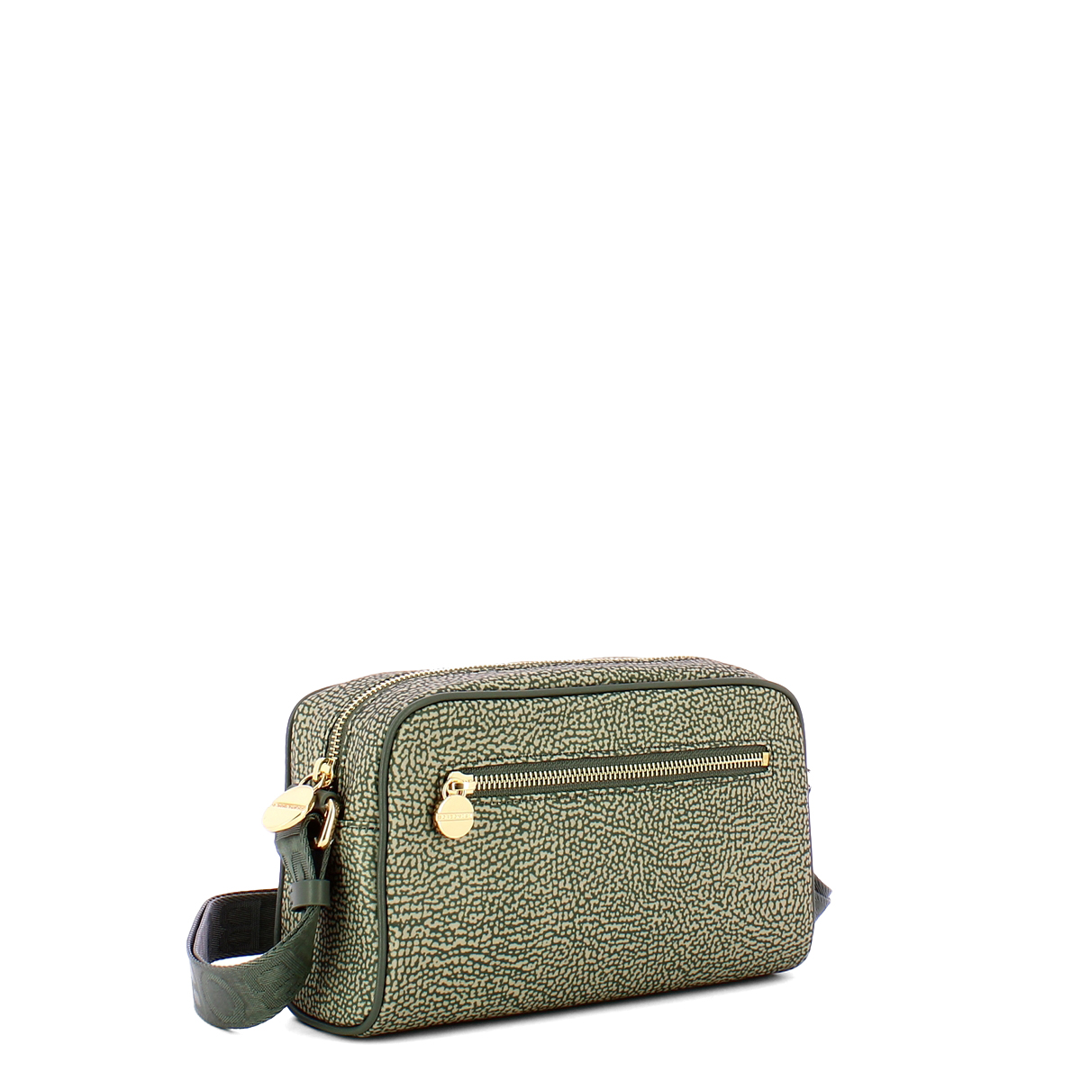 Borbonese Tracollina Small in Nylon Riciclato Clay Grey - 2 Borbonese Tracollina Small in Nylon Riciclato Clay Grey - 2