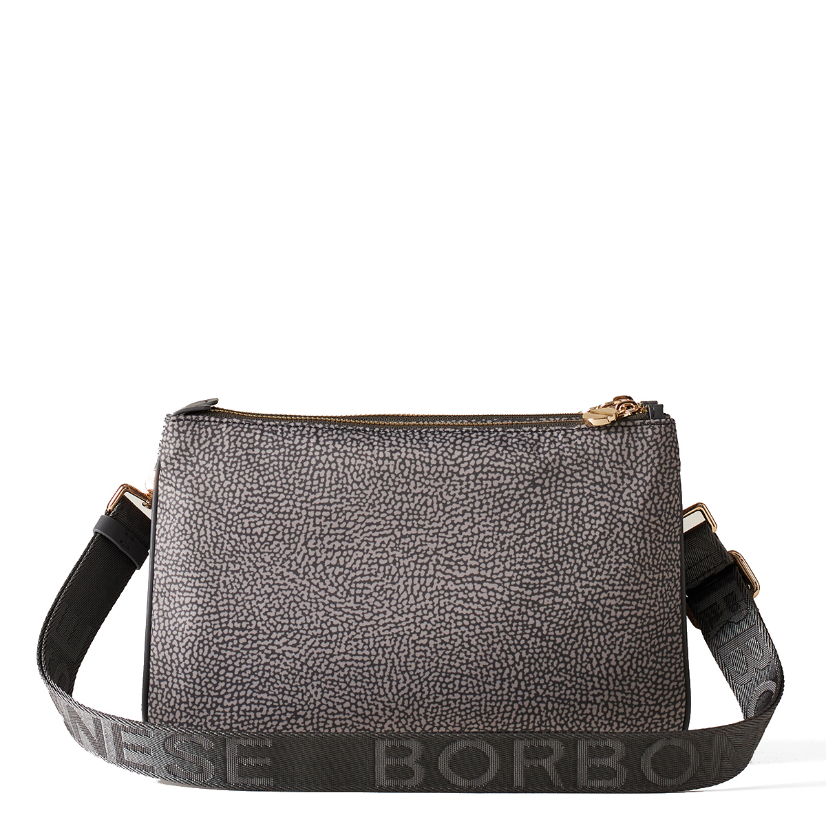 Borbonese Tracollina in Nylon Riciclato Clay Grey - 3