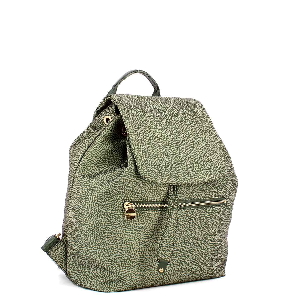 Borbonese Zaino Medium in Nylon Riciclato Clay Grey - 2 Borbonese Zaino Medium in Nylon Riciclato Clay Grey - 2