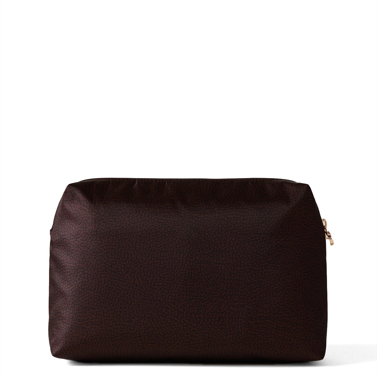 Borbonese Bustina Medium in Nylon Riciclato Testa Moro Nero - 3