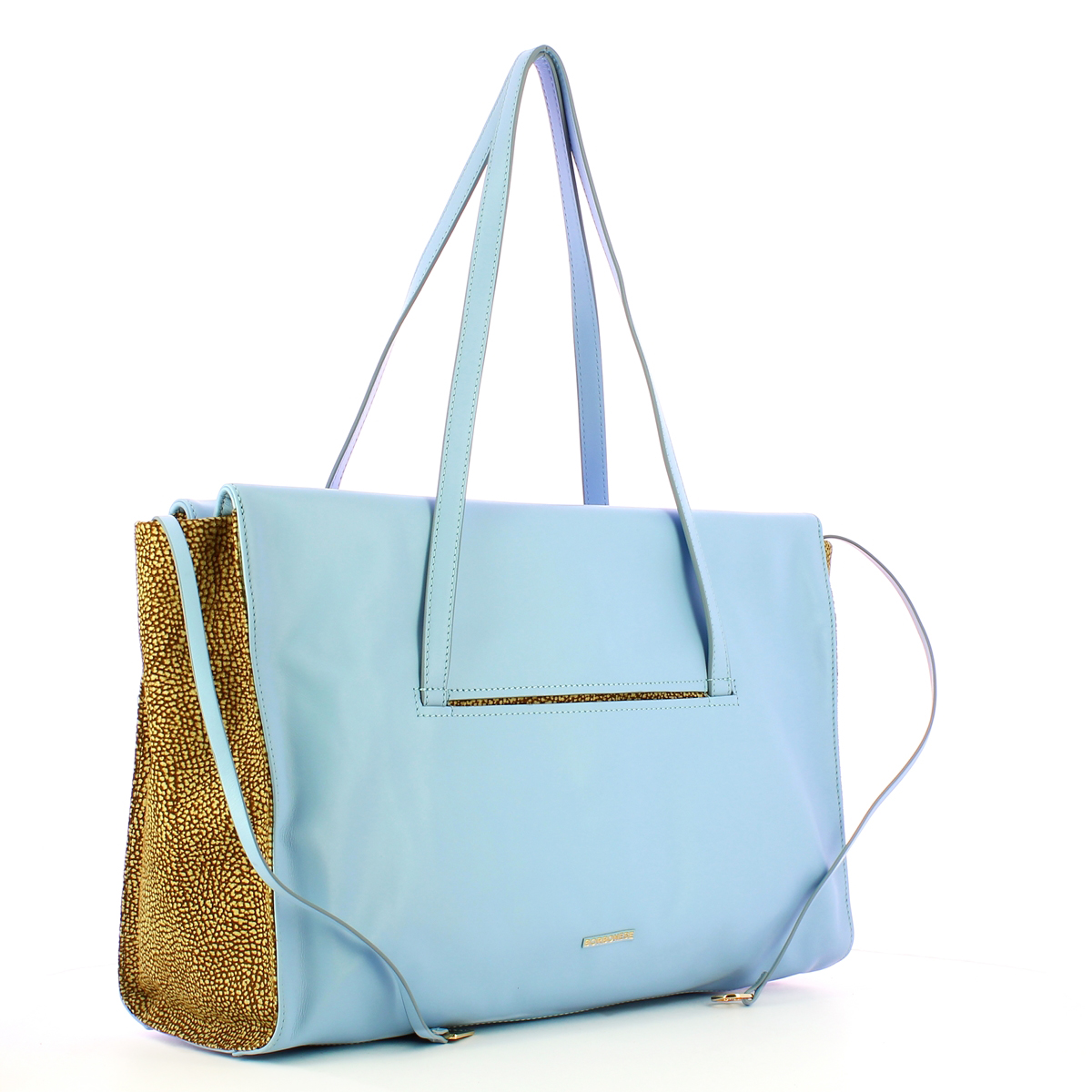 Borbonese Shopper Livre Large Topazio OP Naturale - 2 Borbonese Shopper Livre Large Topazio OP Naturale - 2